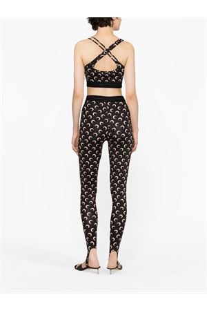 Leggings Fuseaux Moon nero MARINE SERRE | WPA111ACJER0001IT99